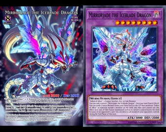 Full alt art Mirrorjade Yugioh foil card