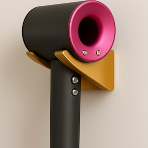 Dyson Hair Dryer Wall Holder – 3D Printed Stand to Save Space, Compatible with Dyson Supersonic