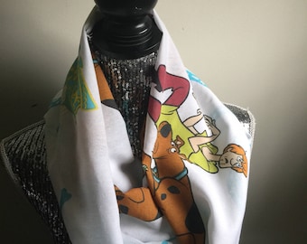 Vintage Scooby Doo and Shaggy Infinity Scarf