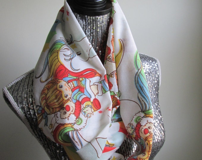 Vintage Rainbow Brite Infinity Scarf - Etsy