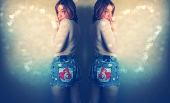 Mermaid store jean shorts