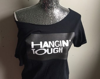 Hangin' Tough New Kids On The Block Off The Shoulder Tee Top