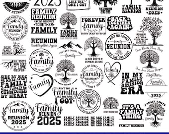 Family Reunion SVG Bundle, Family Reunion 2025 SVG PNG, Family svg, Family Tree svg, Family Reunion Shirts, Family Vacation svg, Family Love