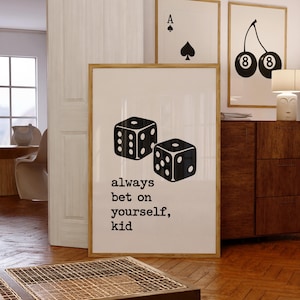 Set Of 3 Trendy Print Black And White Wall Art Prints Aesthetic Printable Art Digital Prints Retro Bar Cart Poster 8 Ball Art Living Room