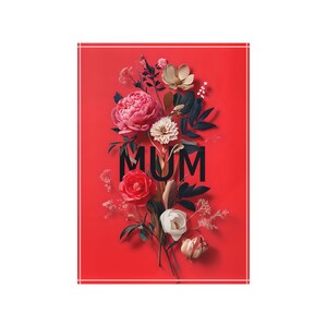 Wooden Photo Block, MUM, Mother&#39;s Day Gift, Family Photo Display, Personalized Picture Frame, Home Decor