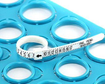 Ring Sizer Sizing Tools - 2 Tools to Confirm Your Ring Size - Multi-sizer Adjustable Finger Gauge and Sizing Sheet - Free with Ring Purchase