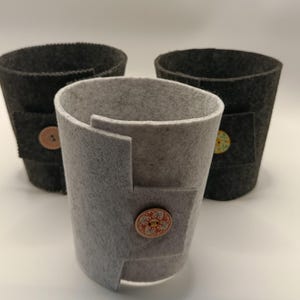 Fundas para vasos ToGo hechas de fieltro