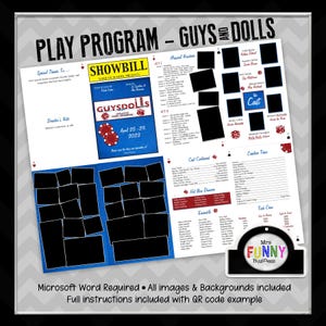 Schulspielprogramm Vorlagen, Microsoft Word - Jungs & Puppen