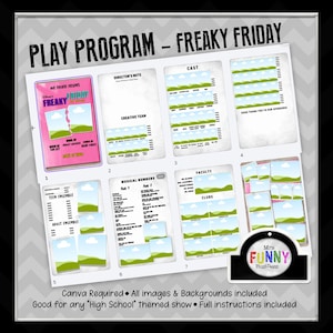 Sjablonen voor schoolprogramma's, Freaky Friday