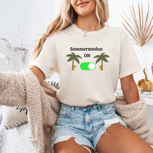 Sommer T-Shirt, Sommer Shirt, Geschenk, Shirt, Urlaub Shirt, Ferien Shirt, Sommer Ferien, Strand Shirt, Sommerferien Shirt, Palmen Shirt,