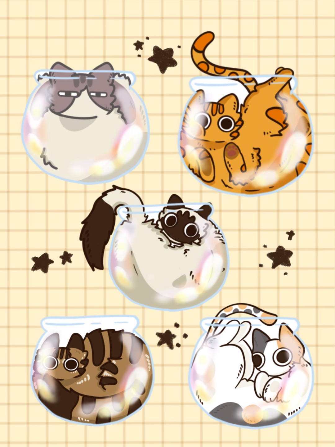 Cats Are Liquid Stickers| Waterproof and Scratch Resistant Stickers ...