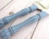 Dusty Blue Rustic Wedding Cake Server Knife Set Cake Cutter Set Bridal Shower Gift Wedding Gift Shabby Chic Vintage Wedding