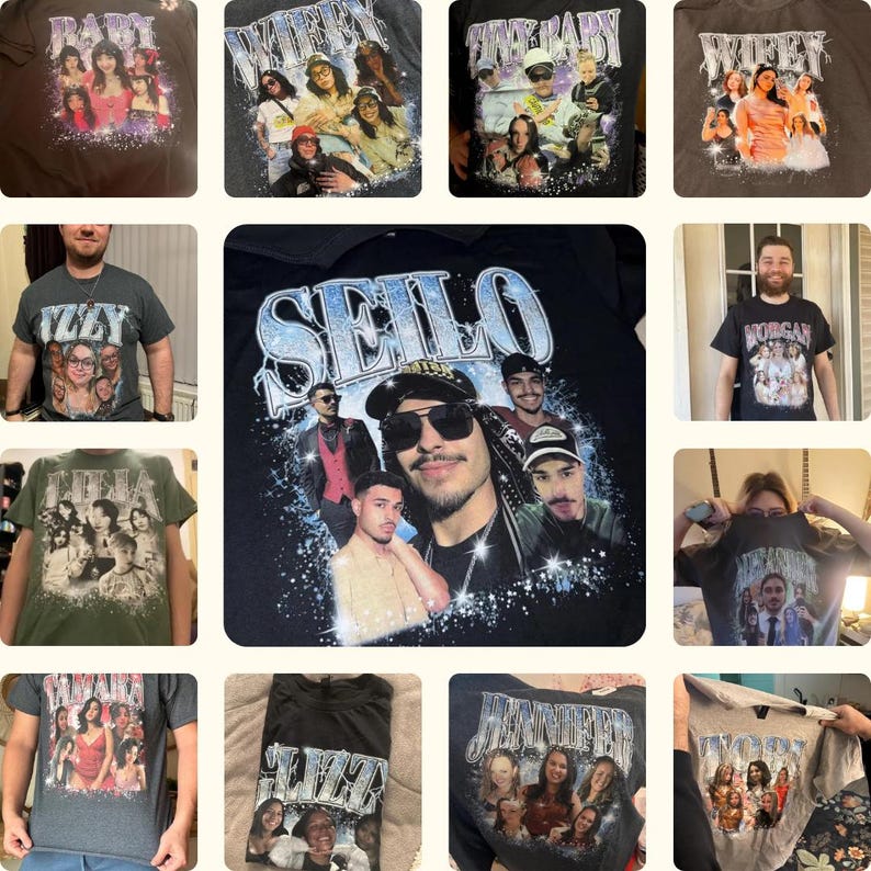 Custom Girlfriend Shirt, Bootleg Photo Shirt, Wifey Shirts, Gifts For Him, Husband, Boyfriend image 3