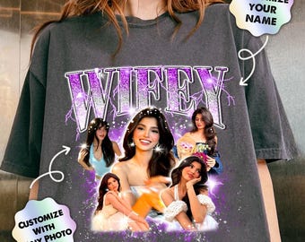 Personalized Valentine's Day Shirt Gift For Him, Bootleg Rap Tee, Wifey Shirts
