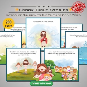 Children&#39;s Bible Stories: Jesus, Heroes, Creation (Digital Book)