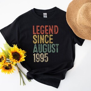 Legend 1995 30th Birthday Gifts for Men Women 30 Year Old T-Shirt, 30th Birthday Gift, 40th Birthday Gift, Vintage 1995 Shirt