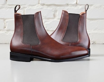 Vintage Y2k VAGABOND Chelsea Ankle Men display picture 1