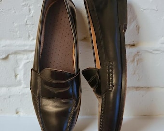 Mocasines de cuero hechos a mano: zapatos de vestir clásicos sin cordones para hombre
