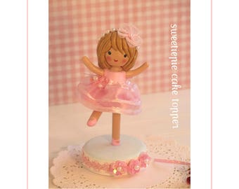 Ballerina 1st Birthday, Ballerina Cake Topper,Dance Birthday Party,Dance Birthday, Ballet Birthday Party, Ballet Birthday Cake Decorations