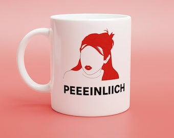 Trash TV Tasse "Peinlich" | Lustiges Geschenk für Freundin | Reality TV Fan | Witzige Kaffeetasse Meme