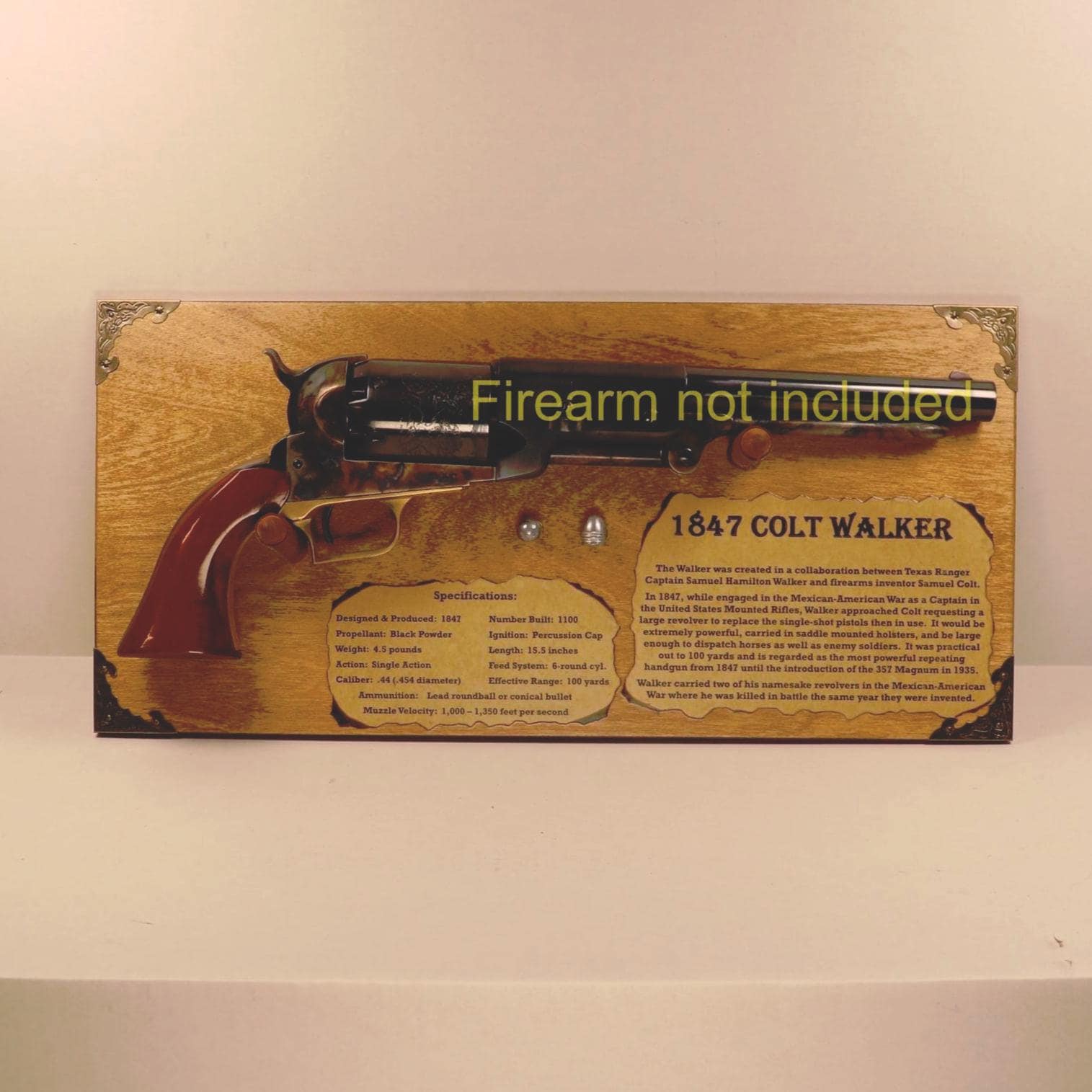 Wood Handgun Case UK