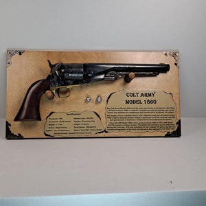 Western Style Navy Revolver Replica – Vintage Display Costume Prop, NOT A Weapon