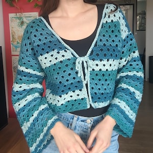 Violet Cardigan PDF Crochet Pattern