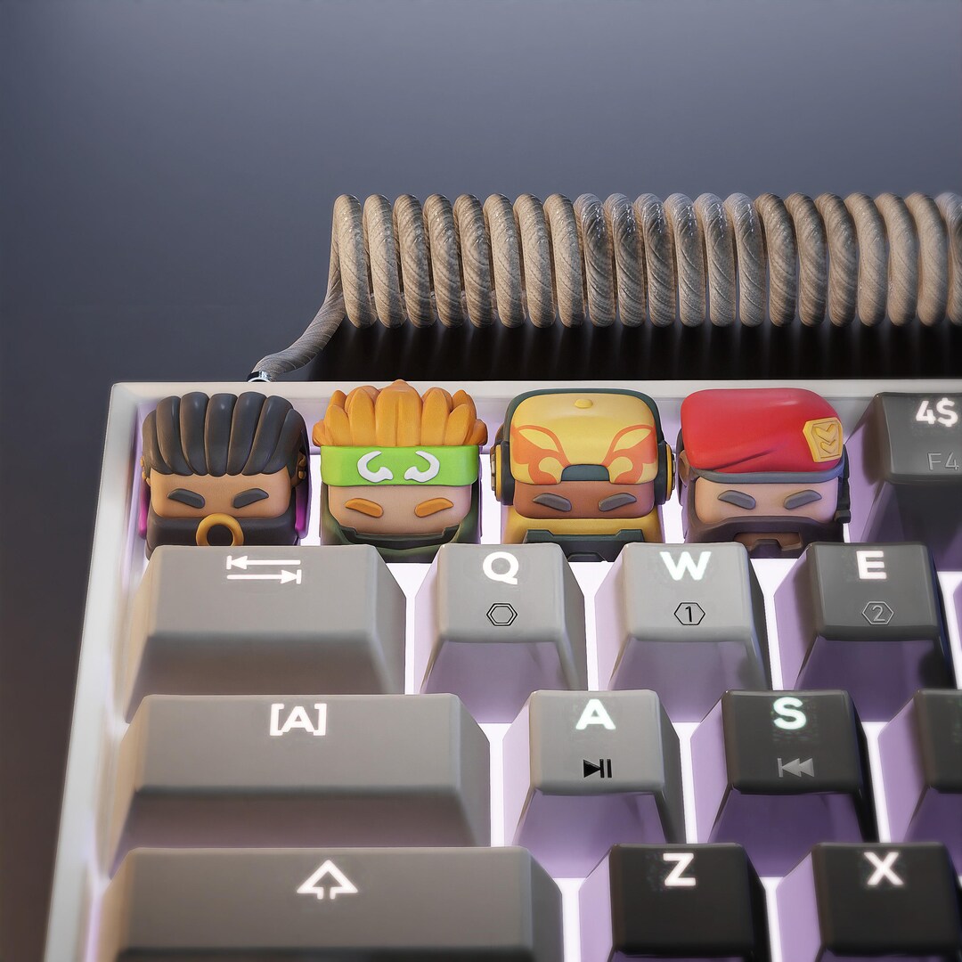 Custom Raze Key Caps Custom Handmade Artisan Keycap | Unique Sculpted Mechanical Keyboard ...