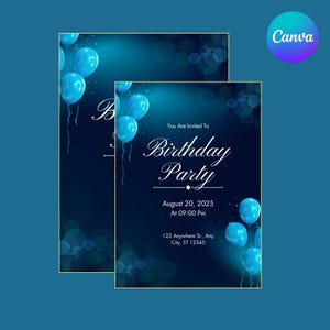 Bluey Birthday Invitation Digital | Text Message Invite | Editable Canva File | Instant Download for Phone