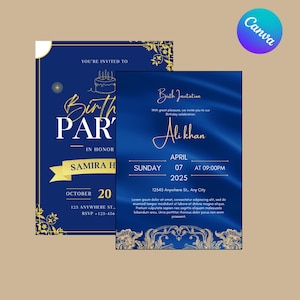 Bluey Birthday Party Invite|Digital Download|Printable Birthday Invitation|Editable Template for Kids|Personalized Birthday Party Invitation
