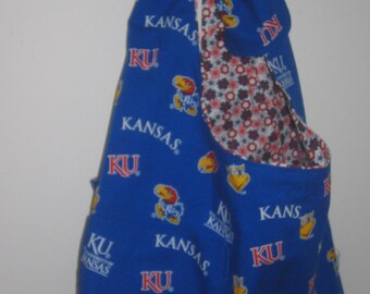 University of Kansas JayHawks Reversible Tote Bag... Free Shipping