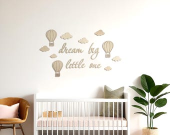 Personalized Nursery Name Sign | Custom Baby Name Wall Decor | Newborn Wooden Sign for Nursery