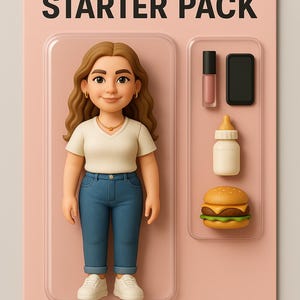 Personalized starter pack cartoon family cartoon