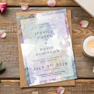 Blumen-Fresko-Hochzeits-Bundle | Prämie | Digital handgefertigt | Hochzeitsplanung | Anpassen | Unikat | Wunderschön | Hochzeitsset Bundle