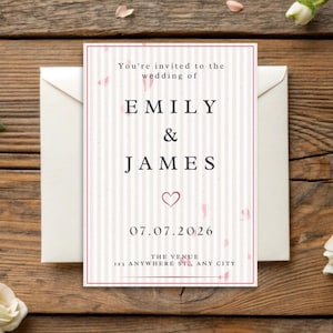 Seersucker Hochzeit Bündel | Boho | Digital handgefertigt | Hochzeitsplanung | Vorlage anpassen | Unikat | Wunderschön | Hochzeitsset Bundle