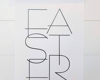 Easter sign, Easter decor, Easter decorating, Easter home, Modern Easter decor