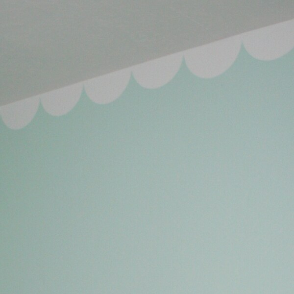 Scallop Wall Decal Etsy