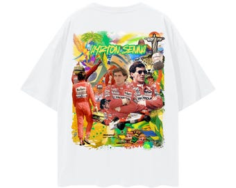 アイルトン・セナ Tシャツ、F1 Tシャツ、モナコ Tシャツ。 - Etsy 日本