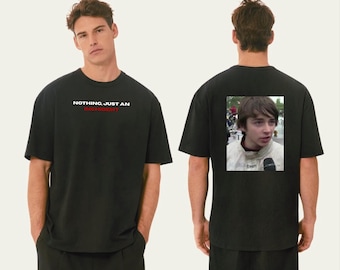 Limited Edition &quot;INCHIDENT&quot; Charles Leclerc Oversize Tee, Charles Leclerc Tshirt, Custom Leclerc Tshirt, F1, ONLY 100 Available WORLDWIDE