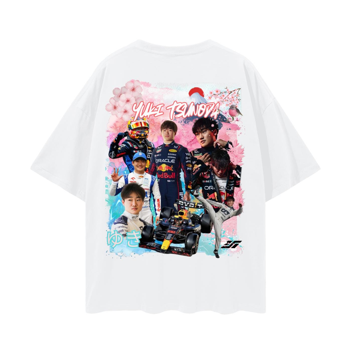 Limited Edition Yuki Tsunoda 22 Oversize T-Shirt, Red Bull Racing, Redbull F1 T Shirt, Yuki Tsunoda Tshirt, ONLY 100 AVAILABLE WORLDWIDE.