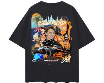 Limited Edition Oscar Piastri 81 Oversize T-Shirt, Mclaren F1 Hoodie, Mclaren F1 T Shirt, Piastri Tshirt, ONLY 100 AVAILABLE WORLDWIDE.