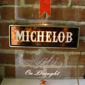 Michelob Lighted Beer Sign - Etsy