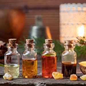 Aceites esenciales y cristales: 10 combinaciones útiles + guía de usuario (PDF imprimible) – Bienestar holístico, aromaterapia y energía