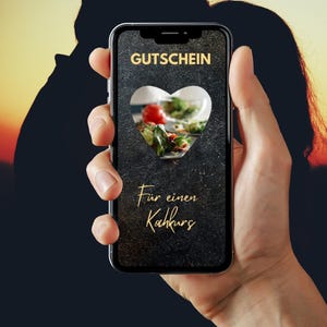 Gutschein - E-Card - Kochkurs - Herz - Romantik - Coupon - Liebe - Paare - Freund - Freundin -  Geschenk - Gemeinsame Zeit - Familie- BBQ