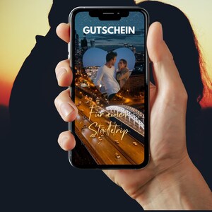 Cupón - Tarjeta electrónica - Viaje a la ciudad - Corazón - Romance - Cupón - Amor - Parejas - Novio - Novia - Regalo - Tiempo juntos