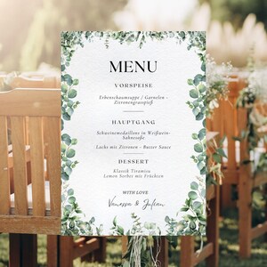Modello di menù per matrimonio I Menù per matrimonio I Articoli di cancelleria per matrimonio I Decorazione personalizzata per matrimonio I Modello di menù per matrimonio fai da te