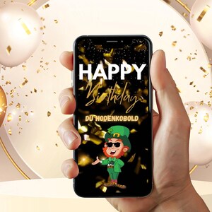 Carte électronique d'anniversaire numérique | Vidéo WhatsApp | Cartes d'anniversaire | Carte vidéo | Espèce de gobelin testiculaire | Drôle | Joyeux anniversaire | Télécharger | Immédiatement
