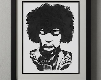 Jimi Hendrix - Fine Art Print