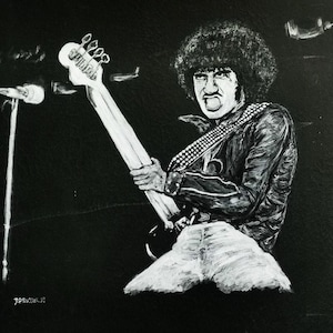Phil Lynott - Thin Lizzy   Fine Art Print