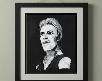 David Bowie - Thin White Duke . Fine Art Print
